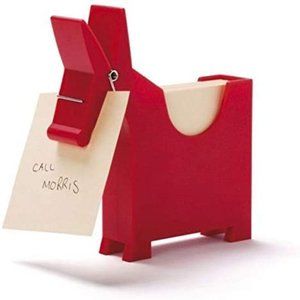 Red Donkey Shaped Note Holder